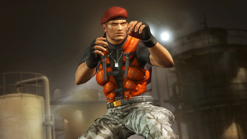 Man in Combat Gear — Orange