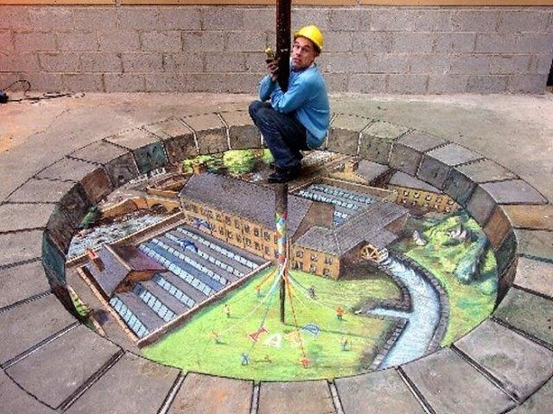 Man in Construction Hat