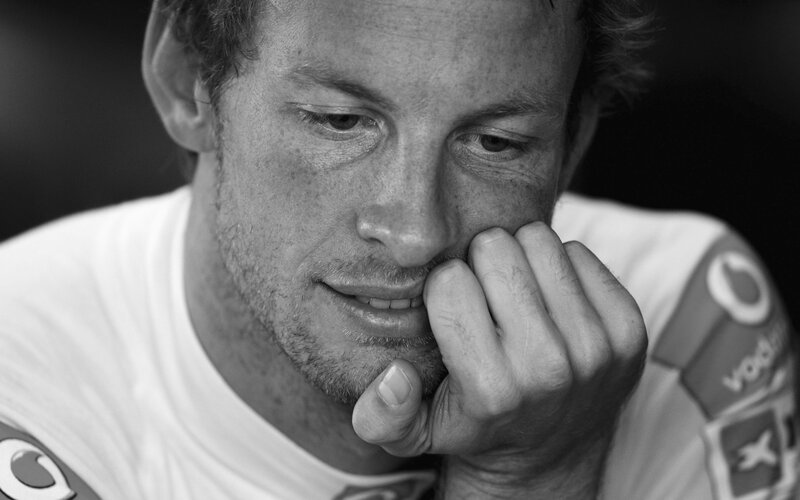 man in contemplative pose