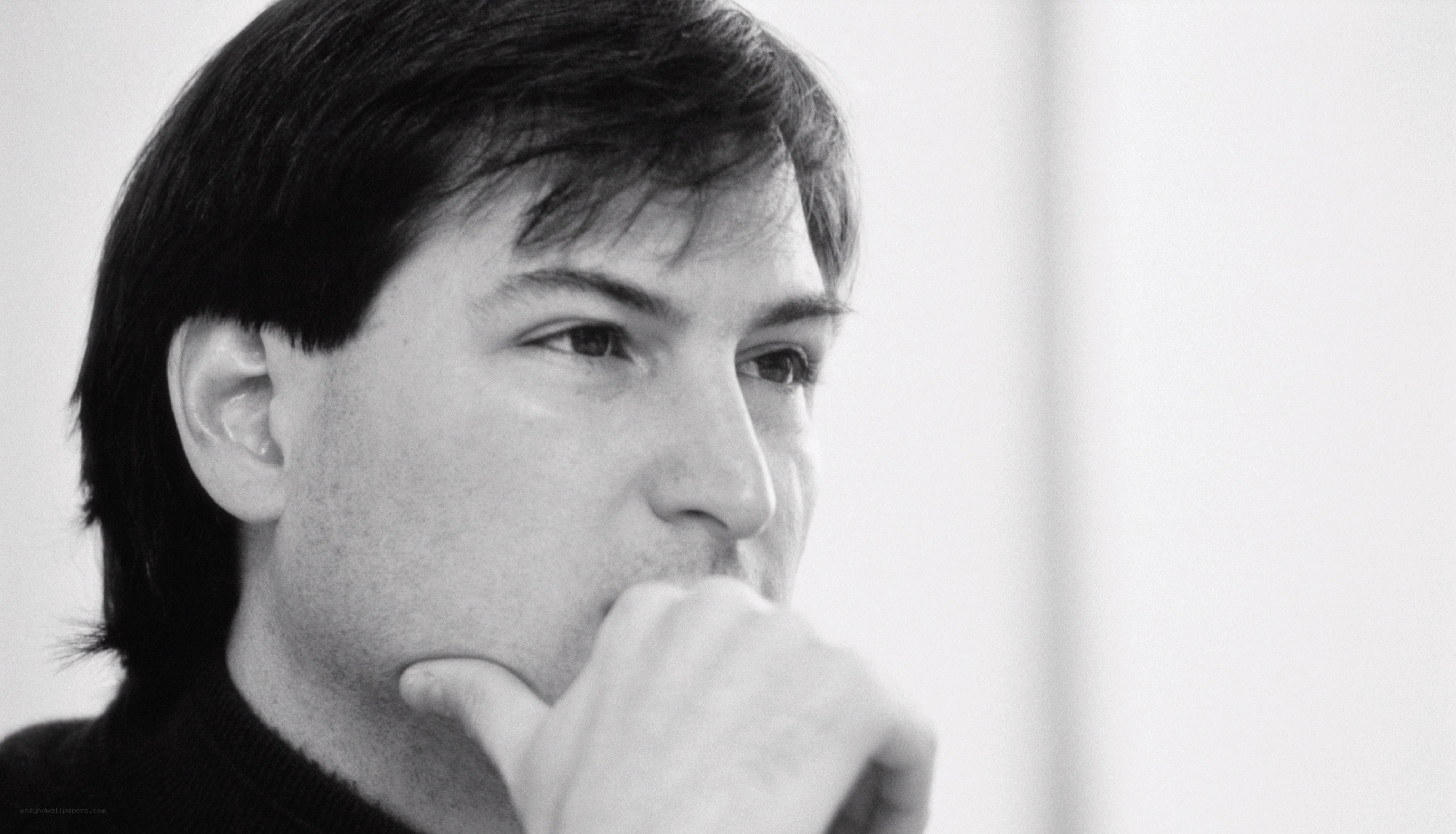 man in contemplative pose
