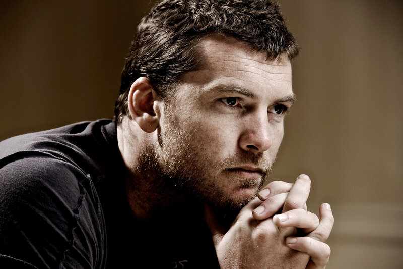 man in contemplative pose