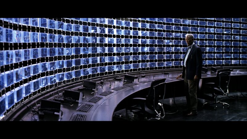 Man in Control Room — Blue