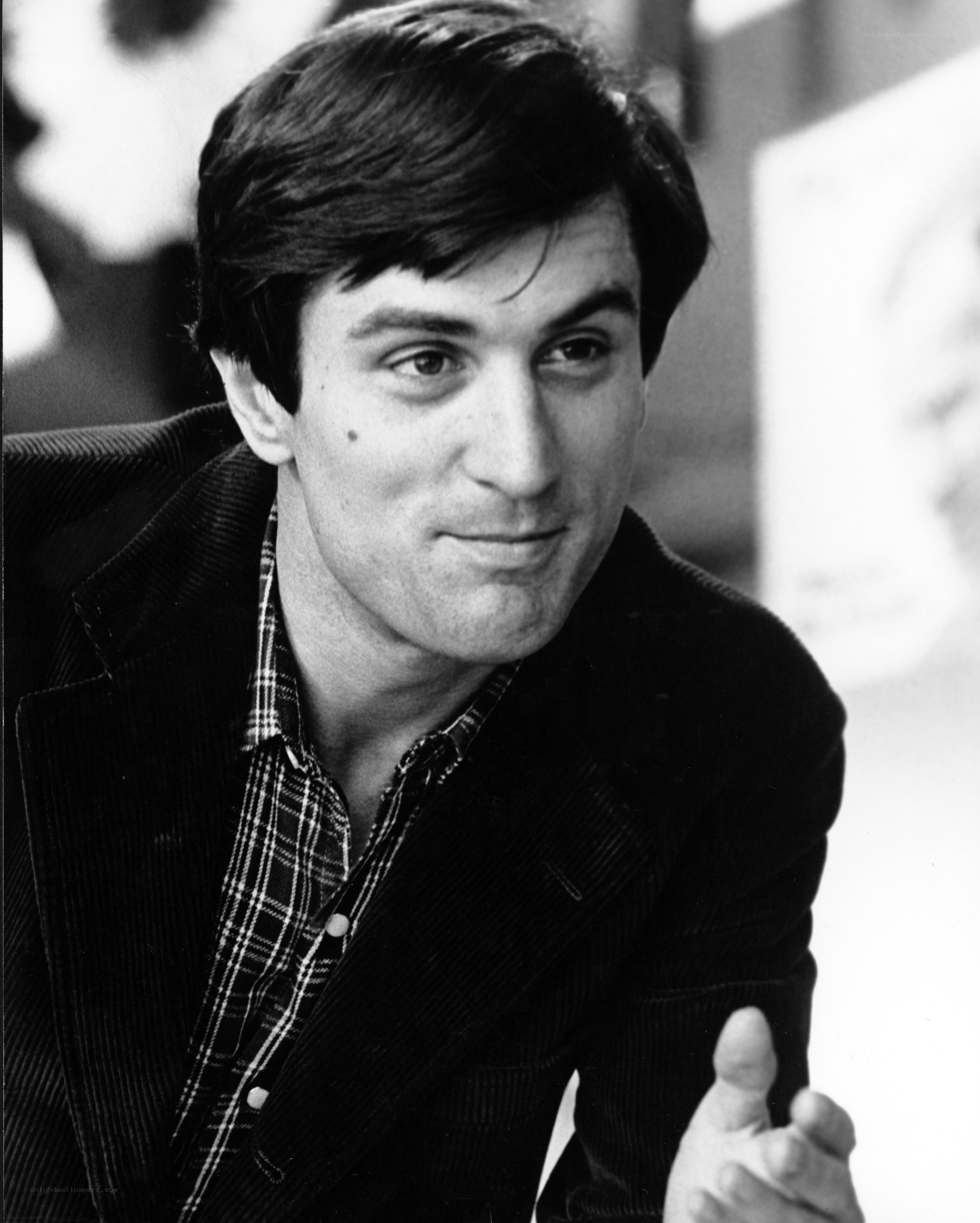 man in corduroy jacket