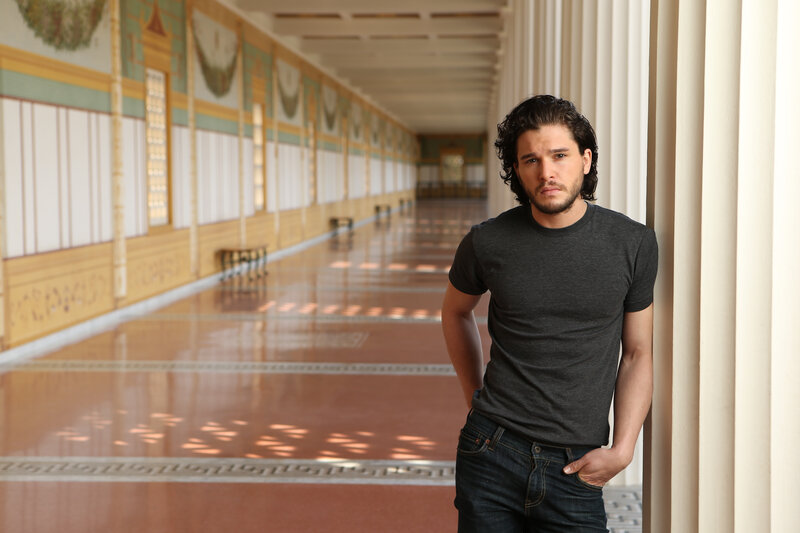 man in corridor