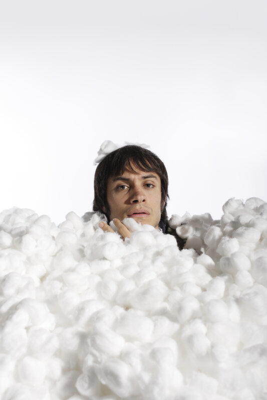 man in cotton candy