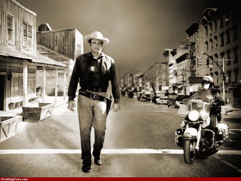 Man in Cowboy Hat — Black, Dramatic, Night
