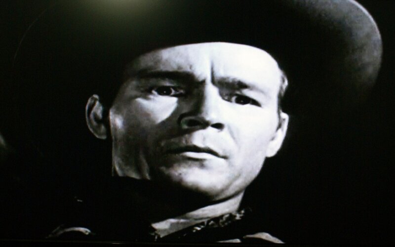 Man in Cowboy Hat — Black, Dramatic, Photograph, Cowboy Hat, Face
