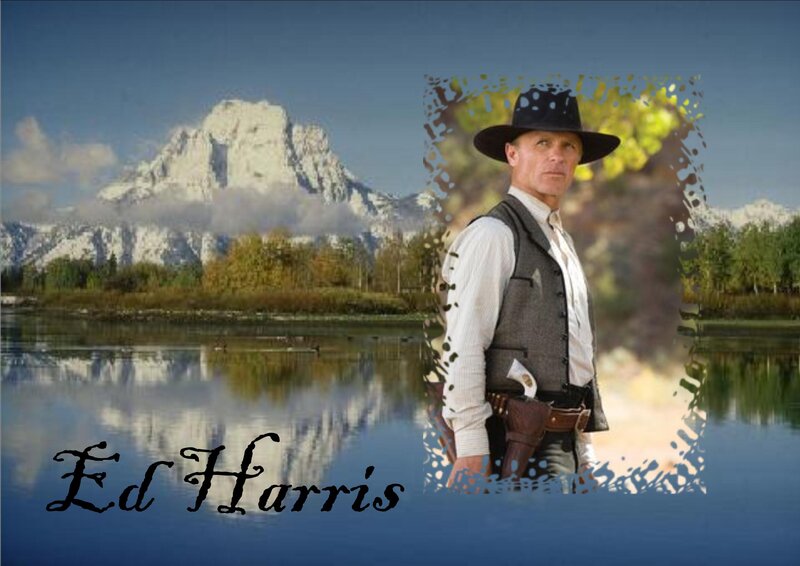Man in Cowboy Hat — Blue, Serene, Afternoon