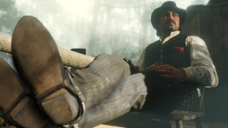 Man in Cowboy Hat — Brown, Calm, 3d Render
