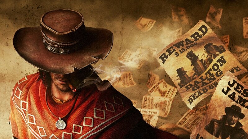 Man in Cowboy Hat — Brown, Dramatic, Digital Art, Cigar Smoke