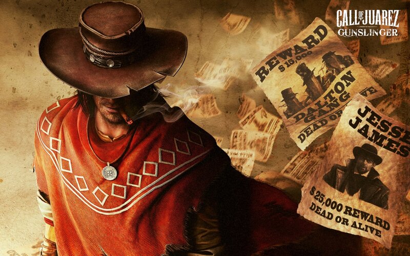 Man in Cowboy Hat — Brown, Dramatic, Digital Art, Reward Posters