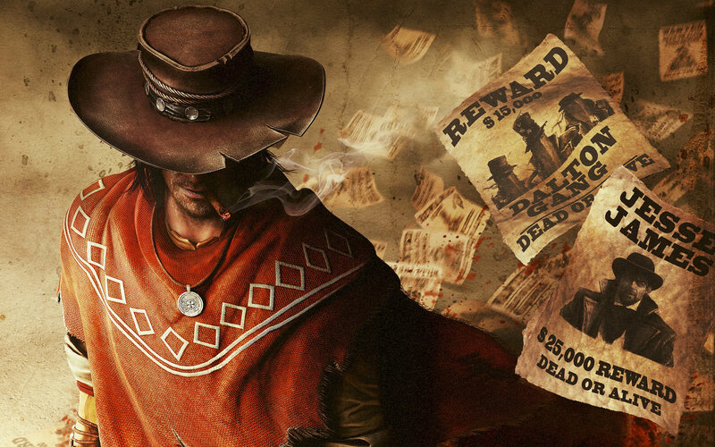 Man in Cowboy Hat — Brown, Dramatic, Digital Art