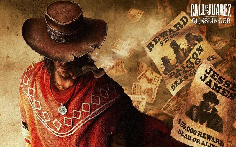 Man in Cowboy Hat — Brown, Dramatic, Digital Art, Wanted Posters