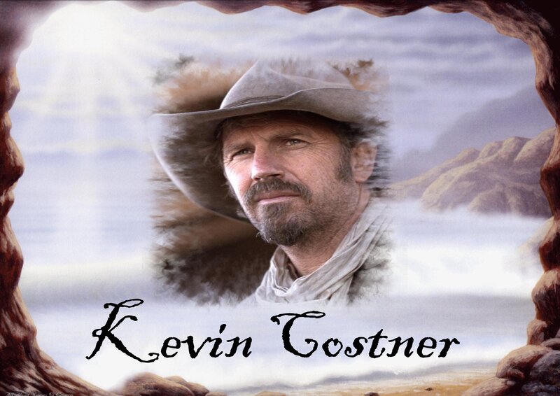 Man in Cowboy Hat — Brown, Dramatic, Illustration