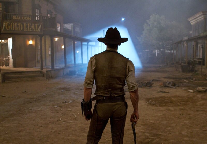 Man in Cowboy Hat — Brown, Dramatic, Night, Photograph