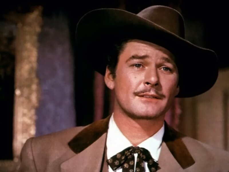 Man in Cowboy Hat — Brown, Dramatic, Photograph, Suit