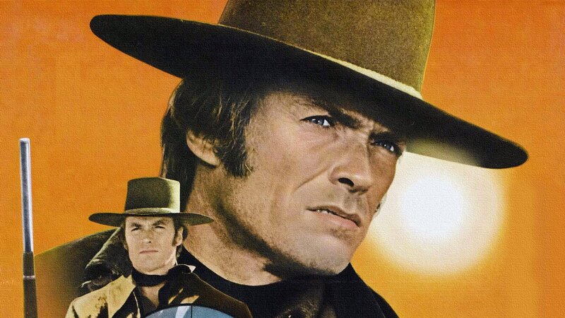 Man in Cowboy Hat — Orange, Dramatic