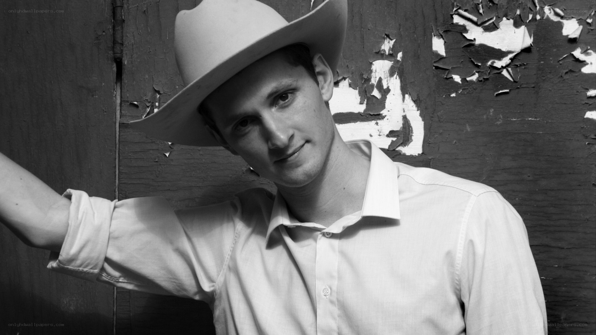man in cowboy hat portrait