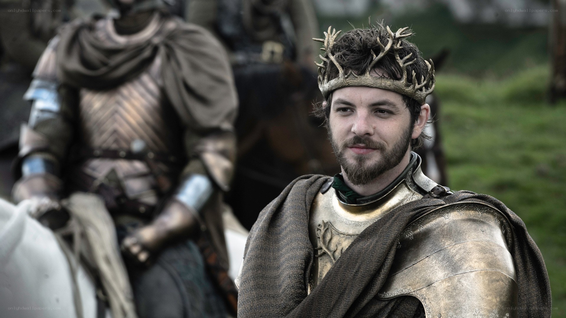 Man in crown and armor