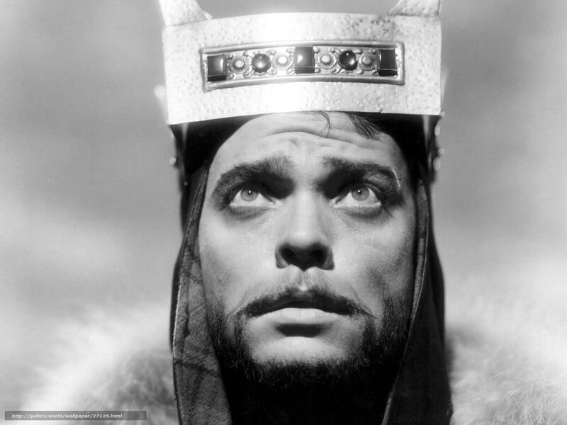Man in crown looking up