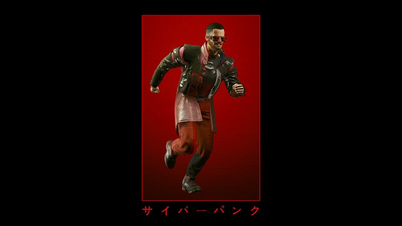 Man in Cyberpunk Outfit