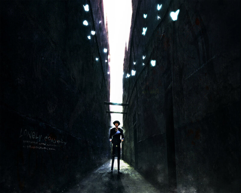 Man in Dark Alley — Black, Dramatic, Night