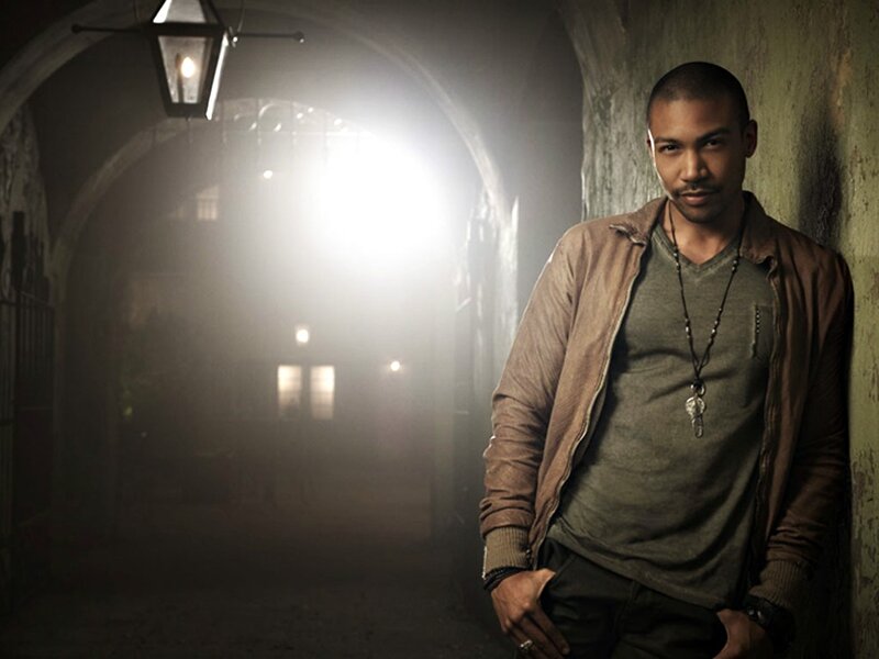 Man in Dark Alley — Brown