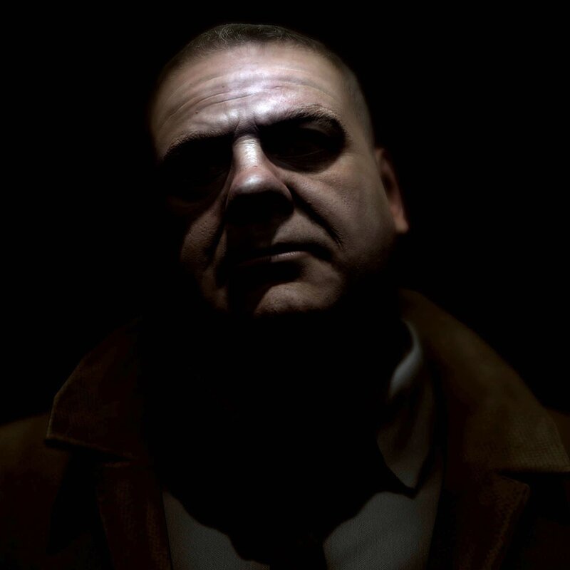 Man in Dark Coat — Black, Dramatic, Photograph, Dark Background