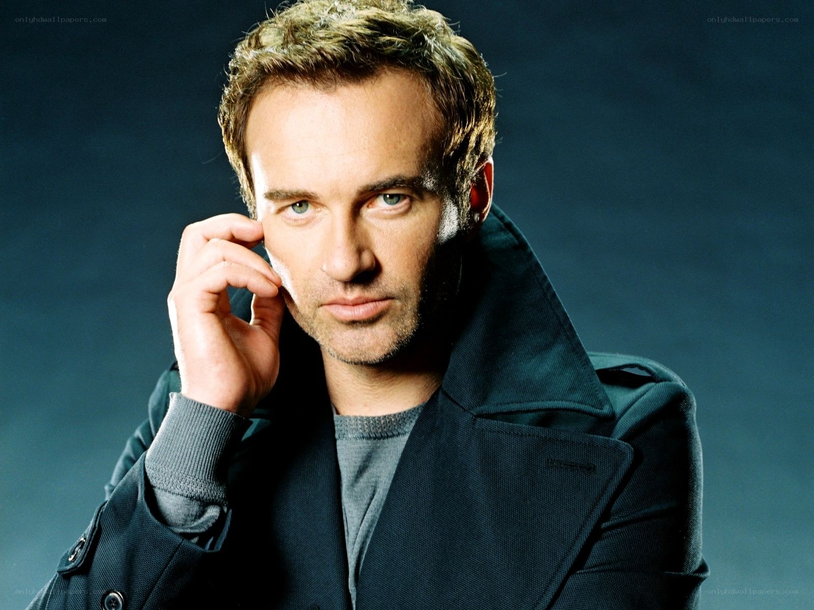 man in dark coat