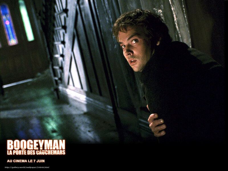 Man in Dark Hallway — Black, Tense, Dramatic