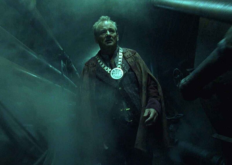 man in dark industrial setting