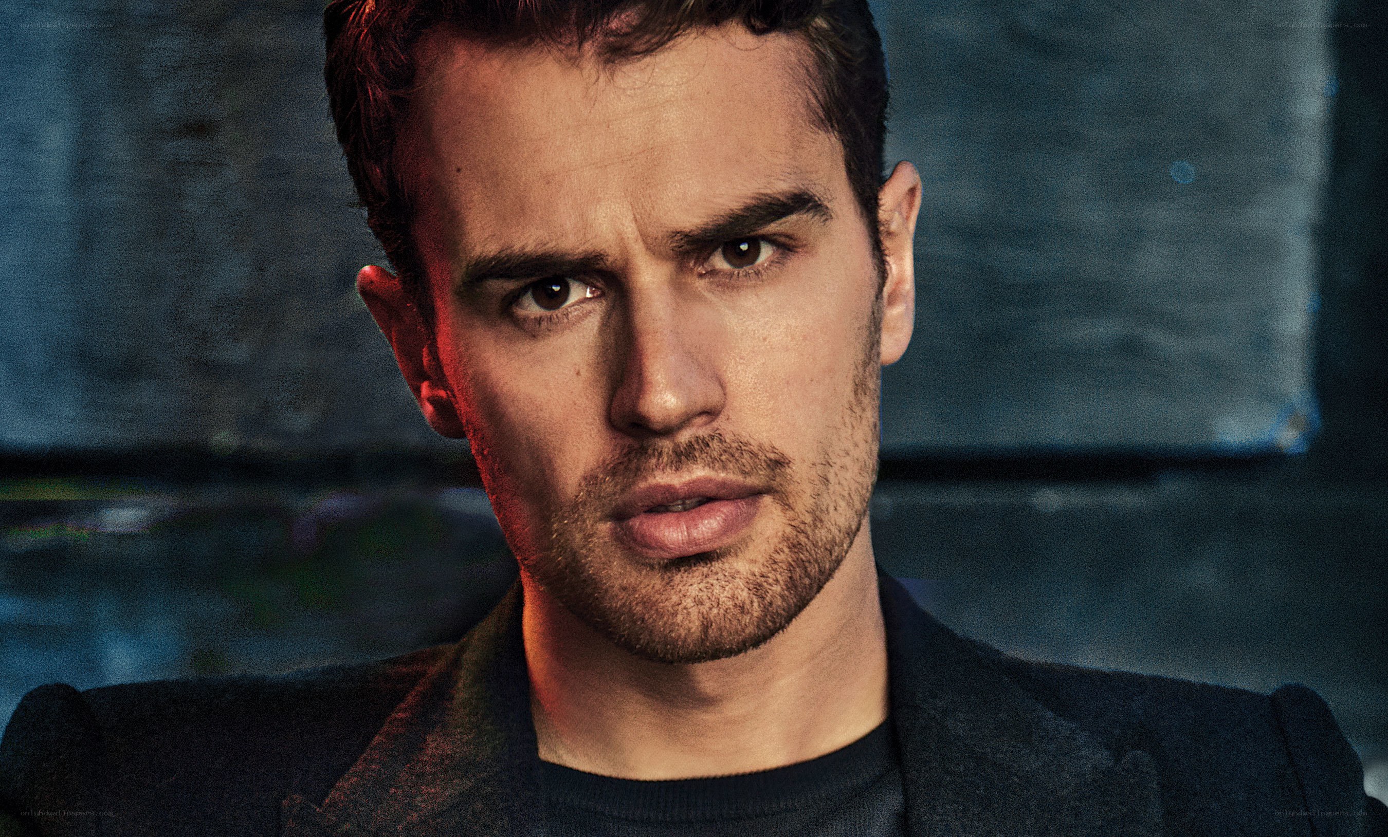 man in dark jacket
