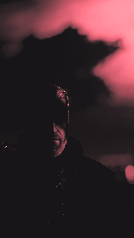 Man in Dark Jacket — Black, Dramatic, Night, Photograph, Silhouette, Mountain