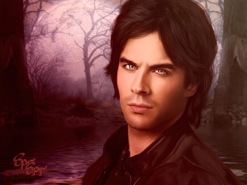 Man in Dark Jacket — Purple
