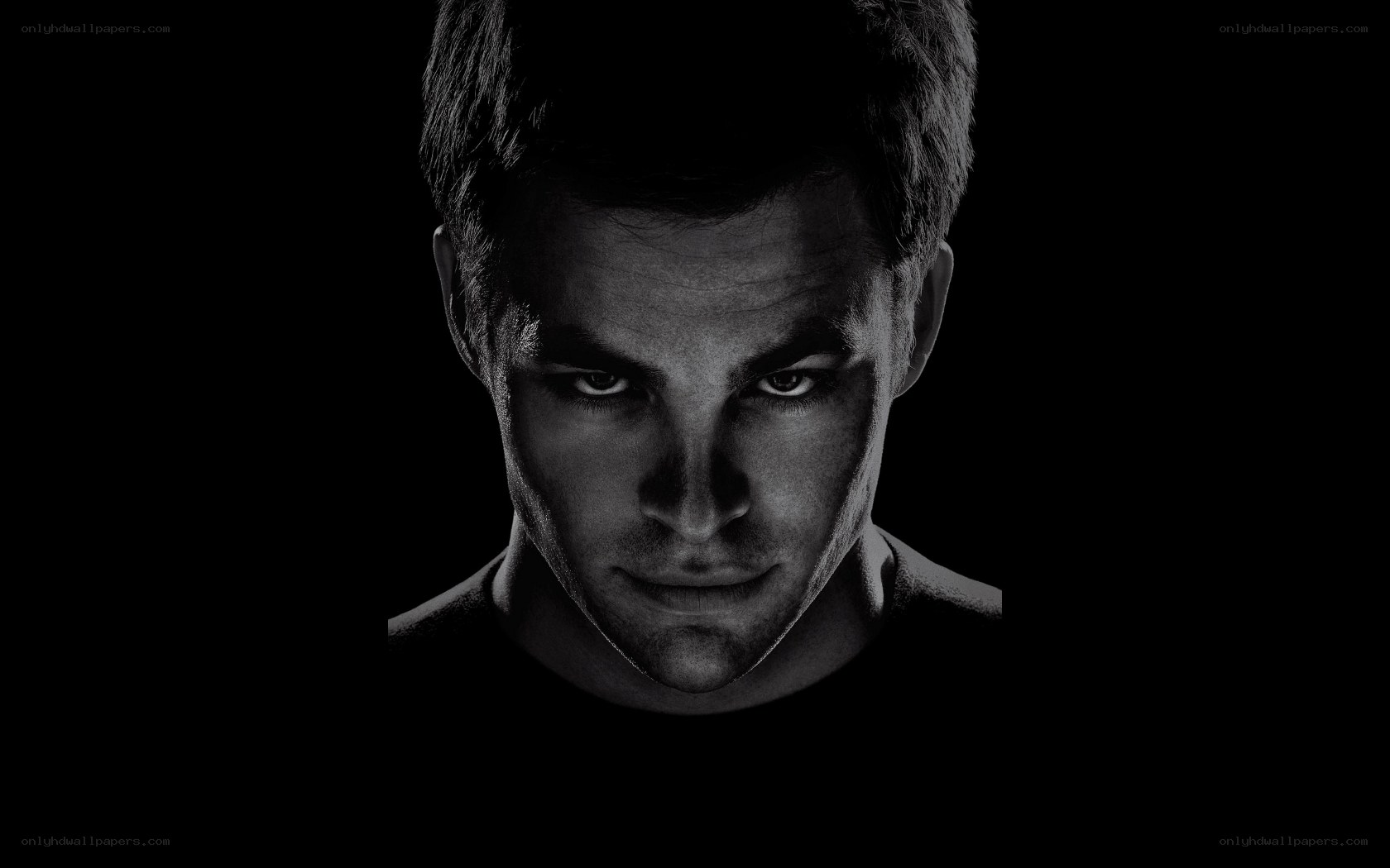 man in dark lighting