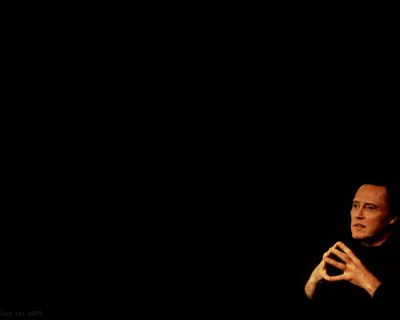 man in dark setting