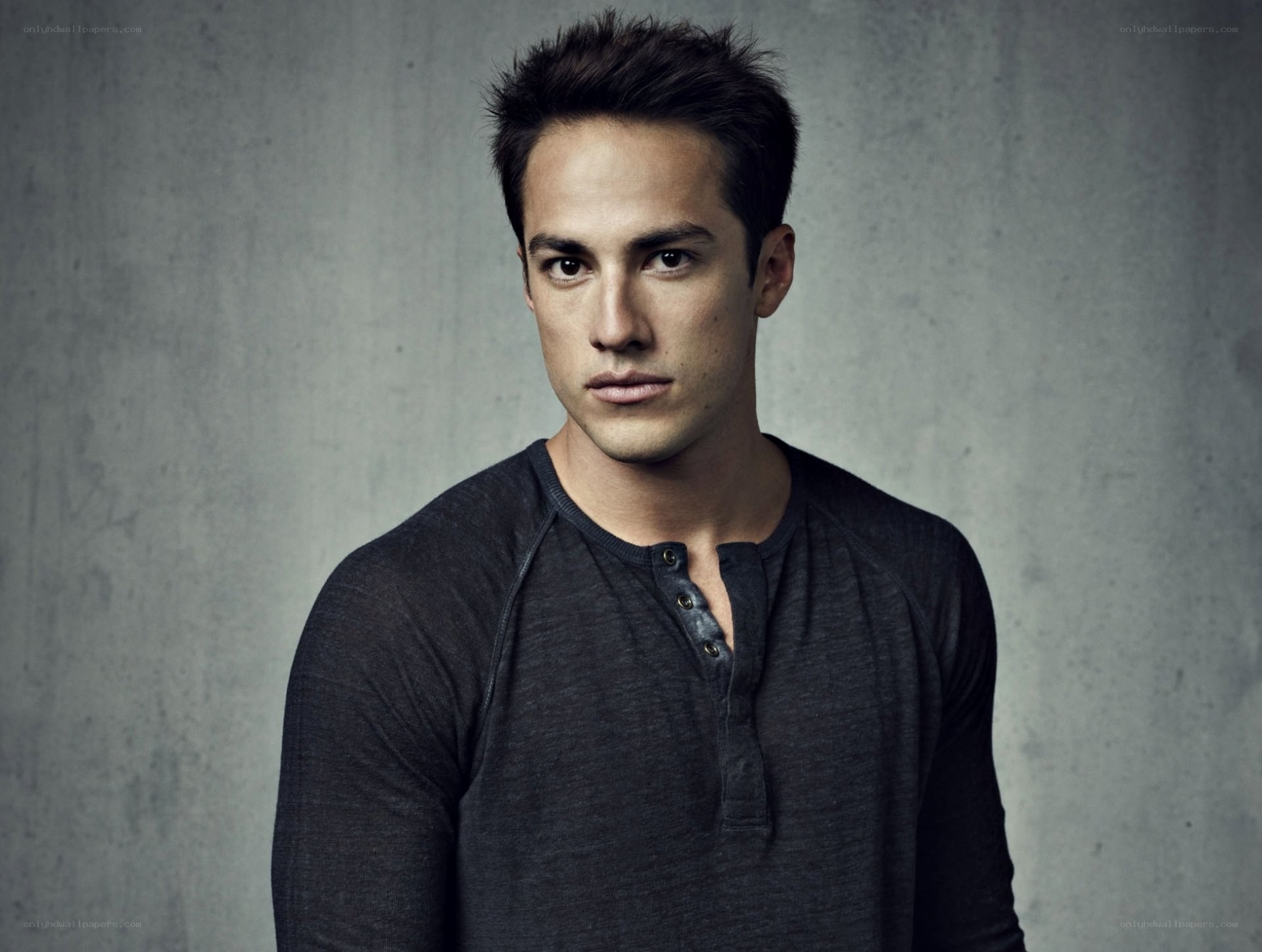 man in dark shirt