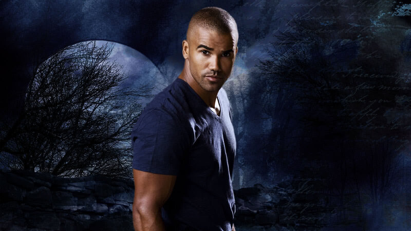Man in Dark Shirt — Blue