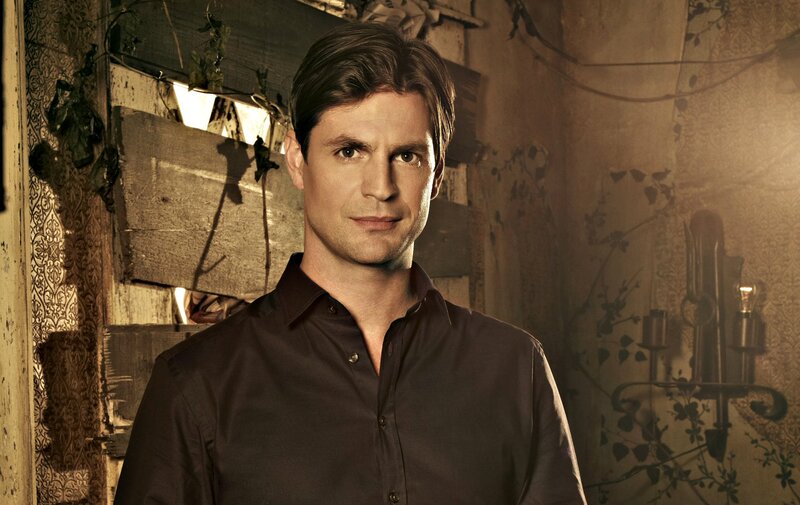 Man in Dark Shirt — Brown, Dramatic