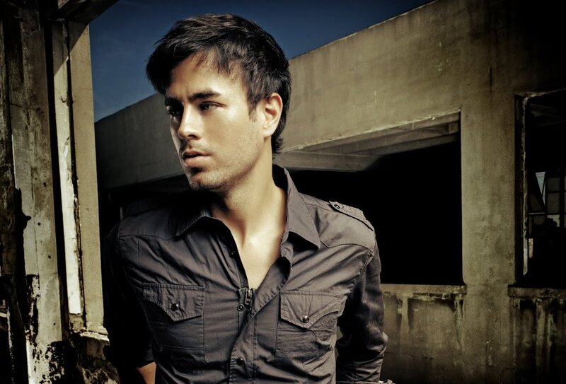 Man in Dark Shirt — Gray, Dramatic