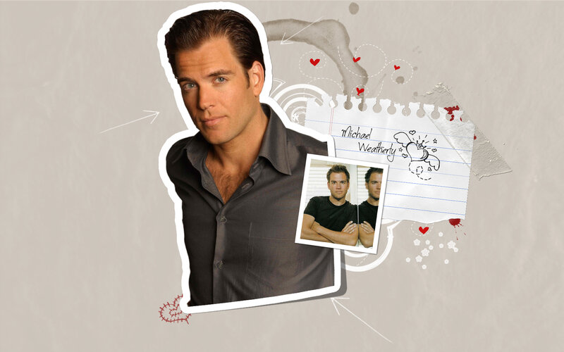 Man in Dark Shirt — Gray, Playful