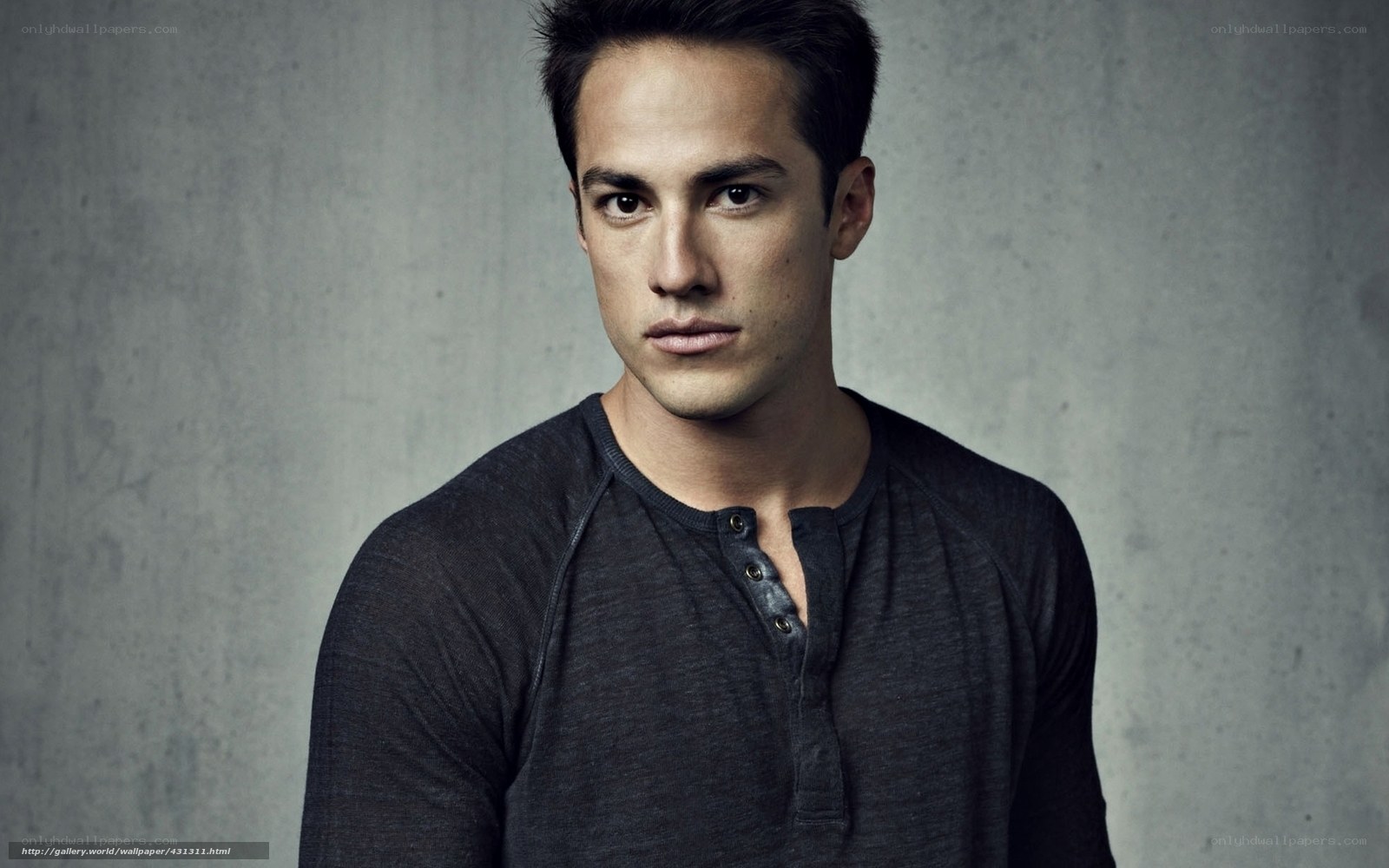 man in dark shirt