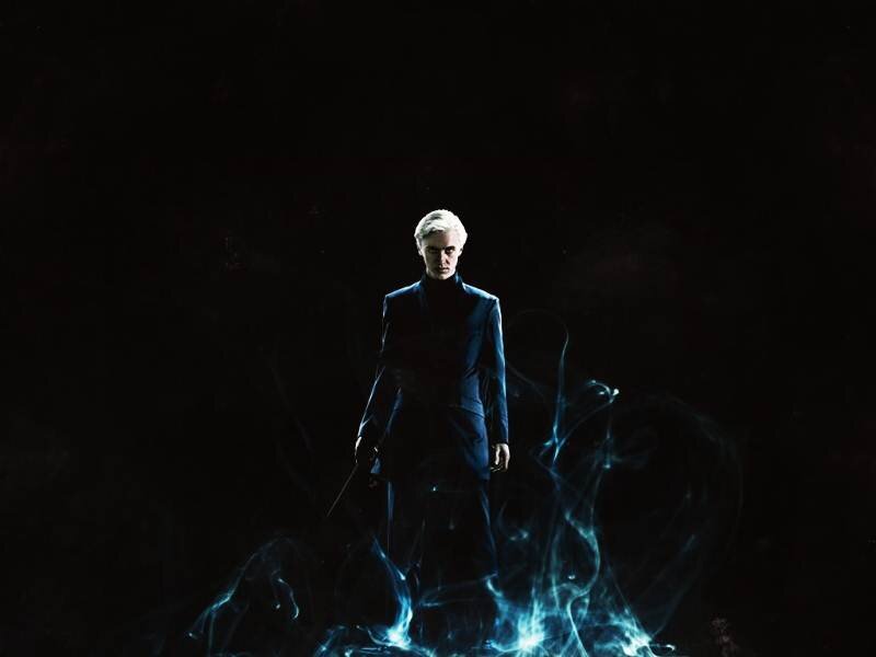 Man in Dark Suit — Black, Dramatic, Night