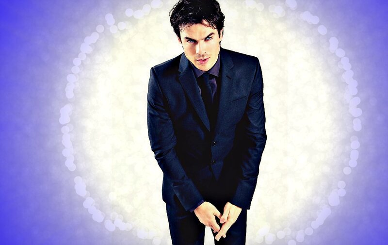 Man in Dark Suit — Blue, Dramatic, Photograph, Bokeh Lights