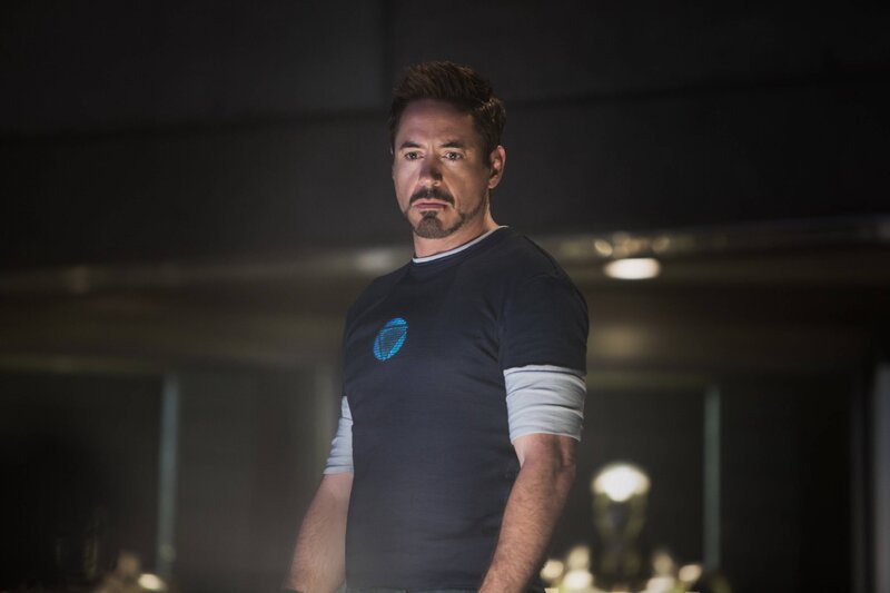 Man in Dark T-shirt — Black