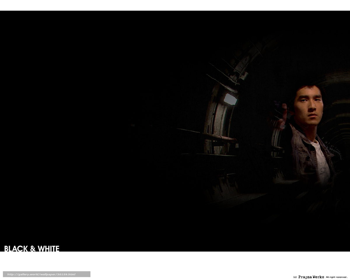 man in dark tunnel
