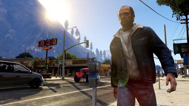 Man in Denim Jacket — Blue, Bright