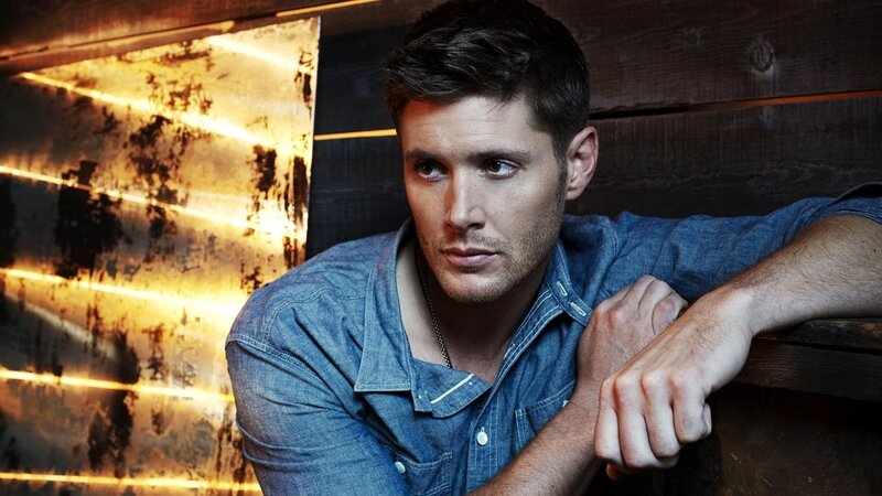 Man in Denim Shirt — Blue, Dramatic, Photograph