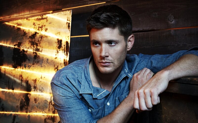 Man in Denim Shirt — Blue, Dramatic