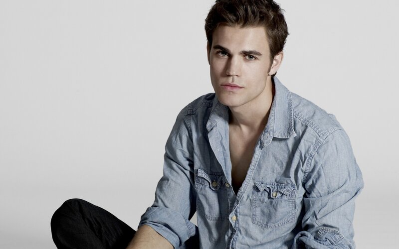 Man in Denim Shirt — Blue, Neutral